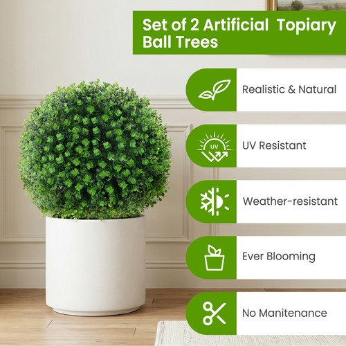 2pcs artificial green - 2pcs,